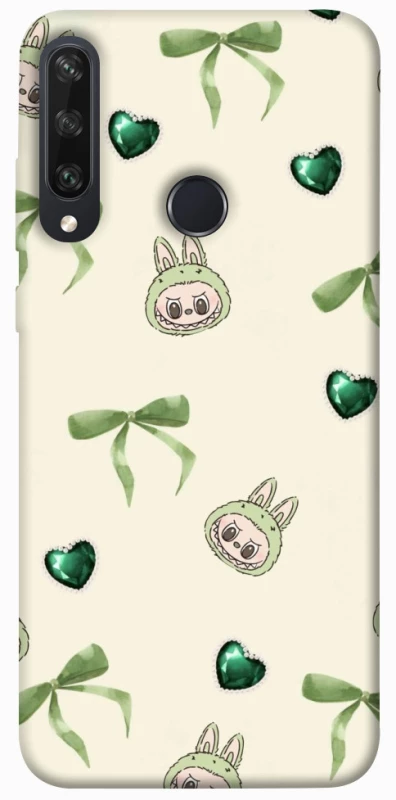 Чохол на Huawei Y6p Labubu Green Heart фото 1 з 1