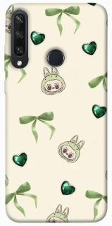 Чехол на Huawei Y6p Labubu Green Heart фото 1 из 1