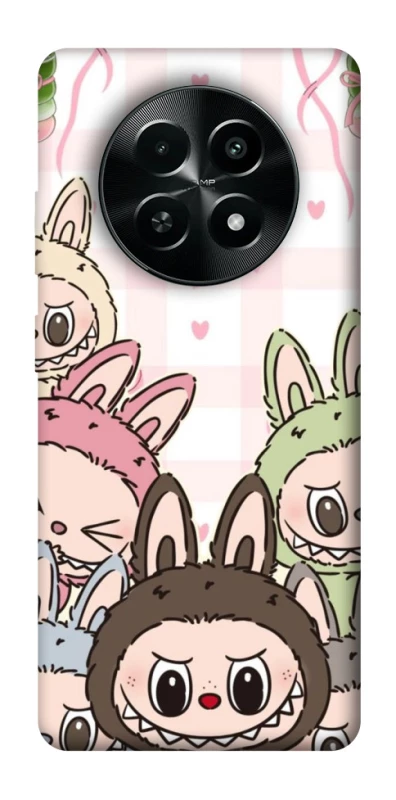 Чохол на Realme Narzo 70x All Labubu 2 фото 1 з 1