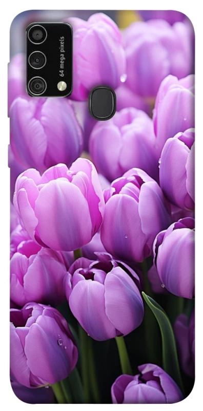Чохол на Samsung Galaxy M21s Фіолетові тюльпани фото 1 з 1