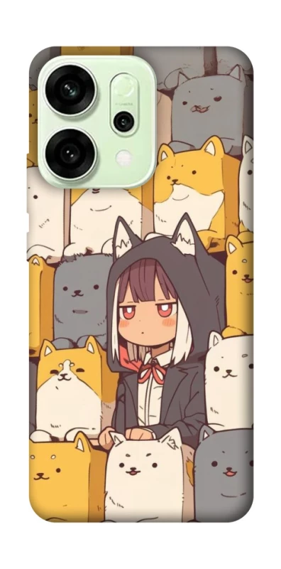 Чохол на Oppo Reno 14 Like a cat фото 1 з 1