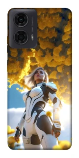Чохол на Motorola Moto G24 Cyber space girl ver.3 фото 1 з 1