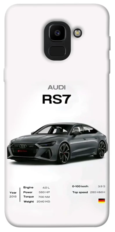 Чехол на Samsung J600F Galaxy J6 (2018) Audi RS7 фото 1 из 1