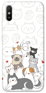 Чохол на Xiaomi Redmi 9A Funny Pets фото 1 з 1