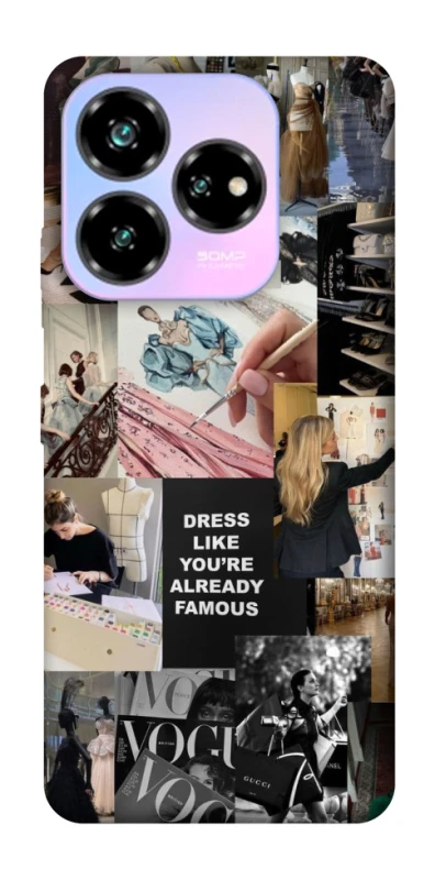 Чохол на ZTE Nubia V60 Desing Fashion collage ver.11 фото 1 з 1