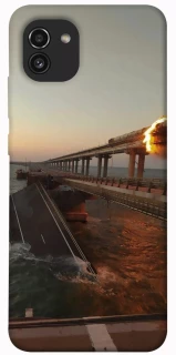 Чохол на Samsung Galaxy A03 Кримський міст втомився фото 1 з 1
