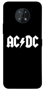Чохол на Nokia G50 AC/DC logo фото 1 Чохол на Nokia G50 AC/DC logo фото 1 з 1