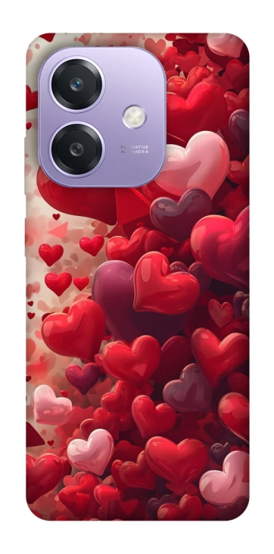 Чохол на Oppo A40m Many hearts фото 1 з 1