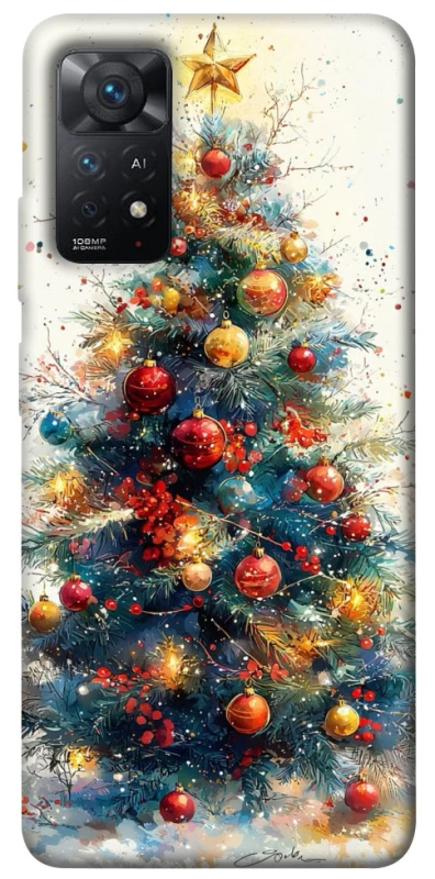 Чехол на Xiaomi Redmi Note 11 Pro 4G/5G Новогодний v36 фото 1 из 1