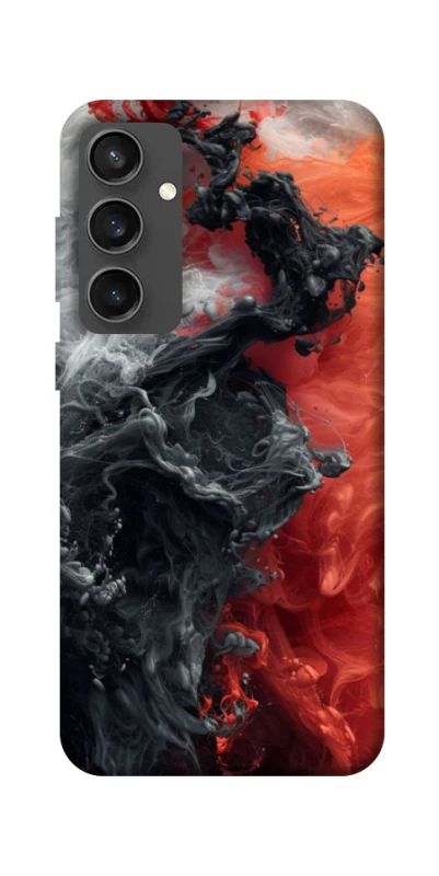 Чехол на Samsung Galaxy S24 FE Black and Red фото 1 из 1