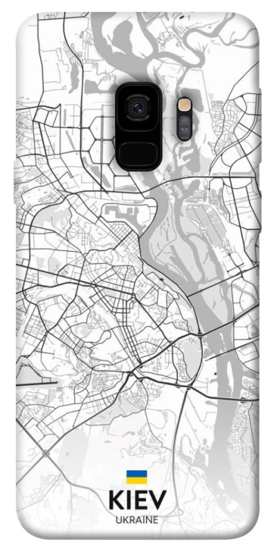 Чохол на Samsung Galaxy S9 Kiev white map фото 1 з 1