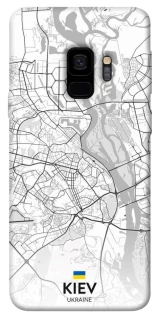 Чехол на Samsung Galaxy S9 Kiev white map фото 1 из 1