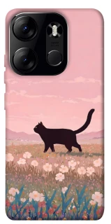 Чехол на Tecno Spark Go 2023 cat on a field фото 1 из 1