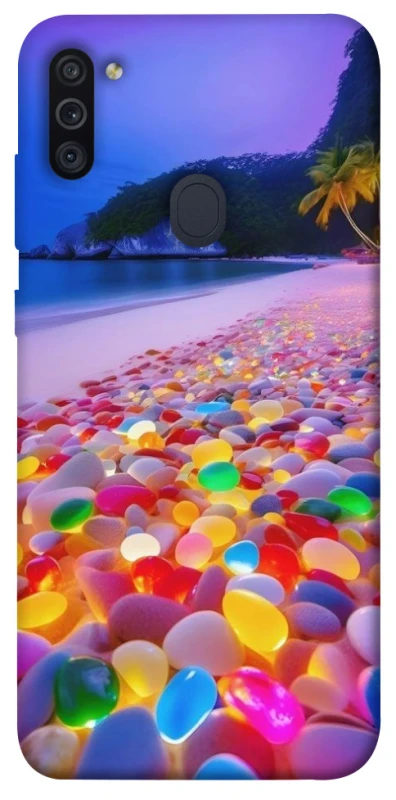 Чохол на Samsung Galaxy M11 Каміння світиться на березі фото 1 з 1