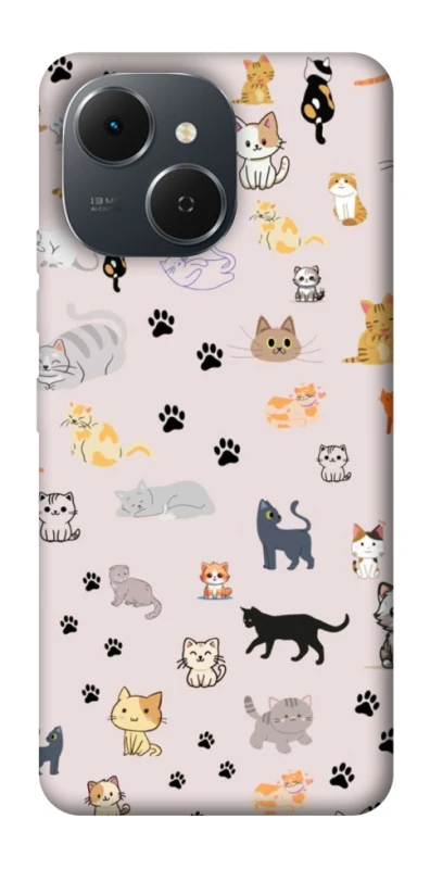 Чохол на TECNO Spark 40C Cat style ver.1 фото 1 з 1