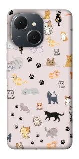 Чехол на TECNO Spark 40C Cat style ver.1 фото 1 из 1