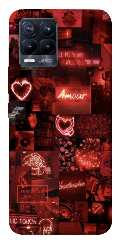 Чохол на Realme 8 Love collage ver.6 фото 1 з 1