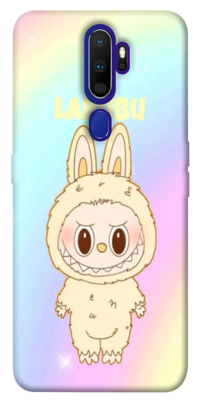 Чохол на Oppo A5 (2020) / Oppo A9 (2020) Fluffy Rainbow Labubu фото 1 з 1