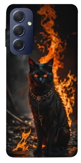 Чехол на Samsung Galaxy M54 5G Огненный кот фото 1 из 1