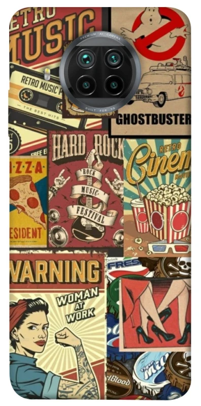 Чохол на Xiaomi Mi 10T Lite / Redmi Note 9 Pro 5G Retro collage ver.2 фото 1 з 1