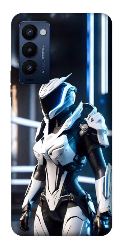 Чехол на TECNO Camon 18 Pro Cyber space girl ver.6 фото 1 из 1