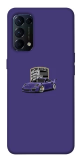 Чехол на Oppo Reno 5 4G Porsche purple фото 1 из 1