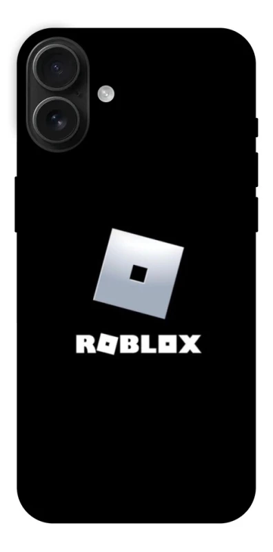 Чехол на Apple iPhone 16 Plus Roblox logo black фото 1 из 1