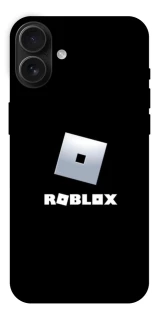 Чехол на Apple iPhone 16 Plus Roblox logo black фото 1 из 1