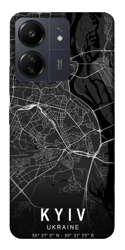 Чохол на Xiaomi Poco C65 Kyiv map фото 1 з 1