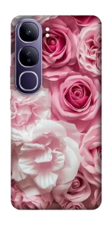 Чехол на Vivo Y300 Розовые цветы фото 1 из 1