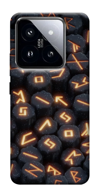 Чохол на Xiaomi 14 Pro Вогняні руни фото 1 з 1