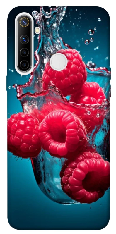 Чехол на Realme 6i Малинка в воде фото 1 из 1