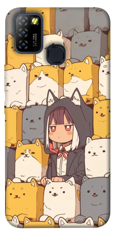 Чохол на Infinix Hot 10 Lite Like a cat фото 1 з 1