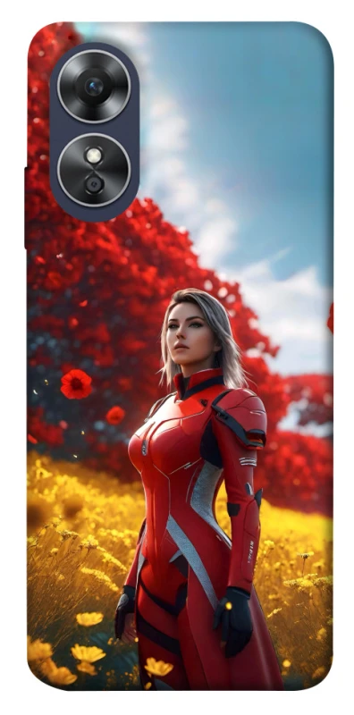 Чохол на Oppo A17 Cyber space girl ver.5 фото 1 з 1