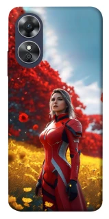 Чехол на Oppo A17 Cyber space girl ver.5 фото 1 из 1