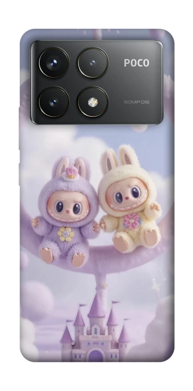 Чохол на Xiaomi Poco F6 Pro Labubu in fairy tale фото 1 з 1