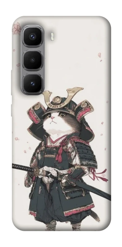 Чохол на Infinix Hot 60 Pro+ Samurai Cat Warrior фото 1 з 1