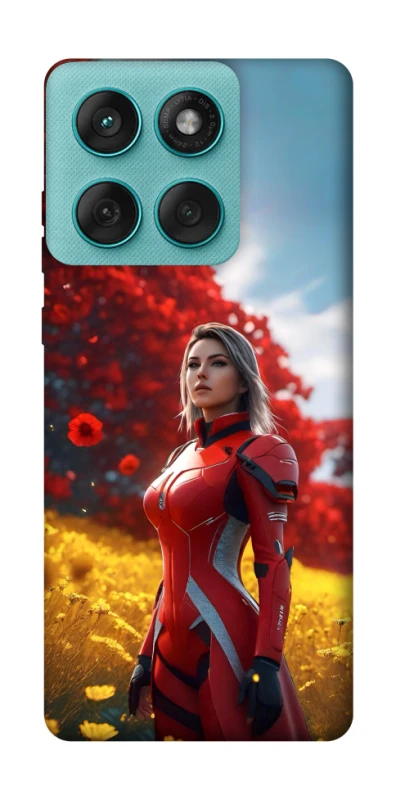 Чехол на Motorola Edge 60 Fusion Cyber space girl ver.5 фото 1 из 1