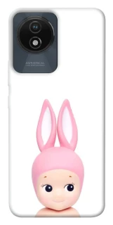 Чохол на Vivo Y02 Minimal Bunny Peek фото 1 з 1