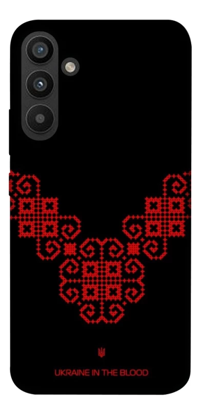 Чохол на Samsung Galaxy A34 5G Чорно-червона вишиванка фото 1 з 1