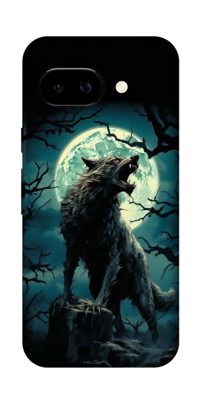 Чохол на Google Pixel 9a Вовк під місяцем фото 1 з 1