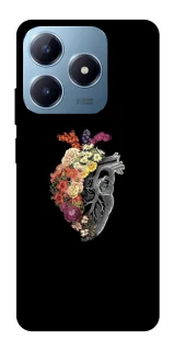 Чохол на Realme C63 Heart with flowers фото 1 з 1