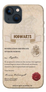 Чохол на Apple iPhone 13 (6.1") The Hogwarts acceptance letter фото 1 з 1