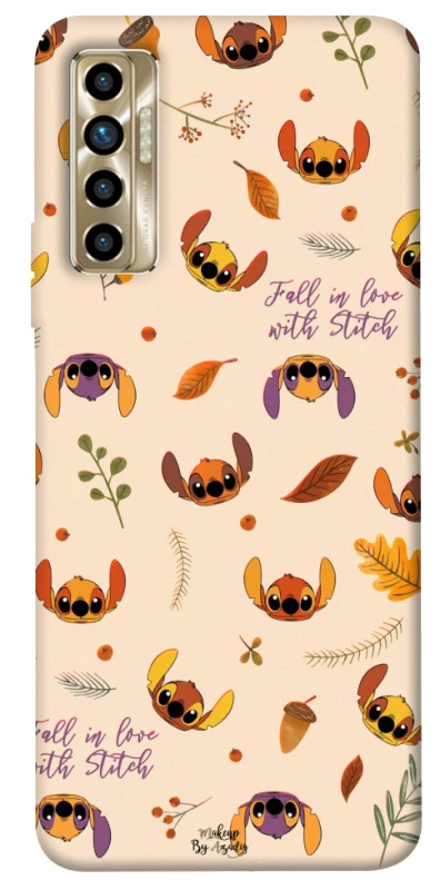 Чохол на TECNO Camon 17P Fall in love with Stitch фото 1 з 1