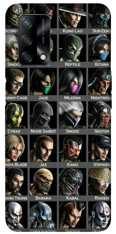 Чехол на Oppo A74 4G Mortal Kombat фото 1 из 1