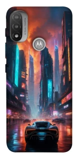 Чохол на Motorola Moto E20 Cyber city фото 1 з 1