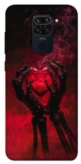 Чохол на Xiaomi Redmi Note 9 / Redmi 10X Heart in the hands of a skeleton фото 1 з 1