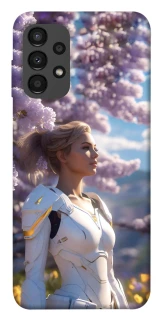 Чехол на Samsung Galaxy A13 4G Cyber space girl ver.1 фото 1 из 1