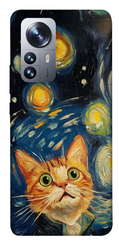 Чохол на Xiaomi 12 / 12X paint cat фото 1 з 1