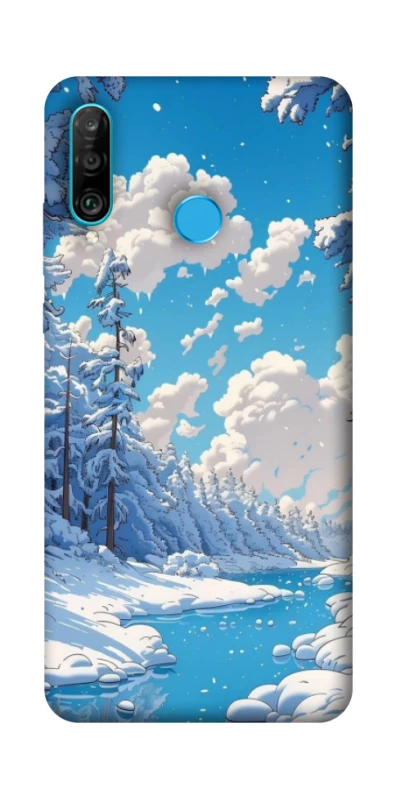Чехол на Huawei P30 lite Winter art фото 1 из 1